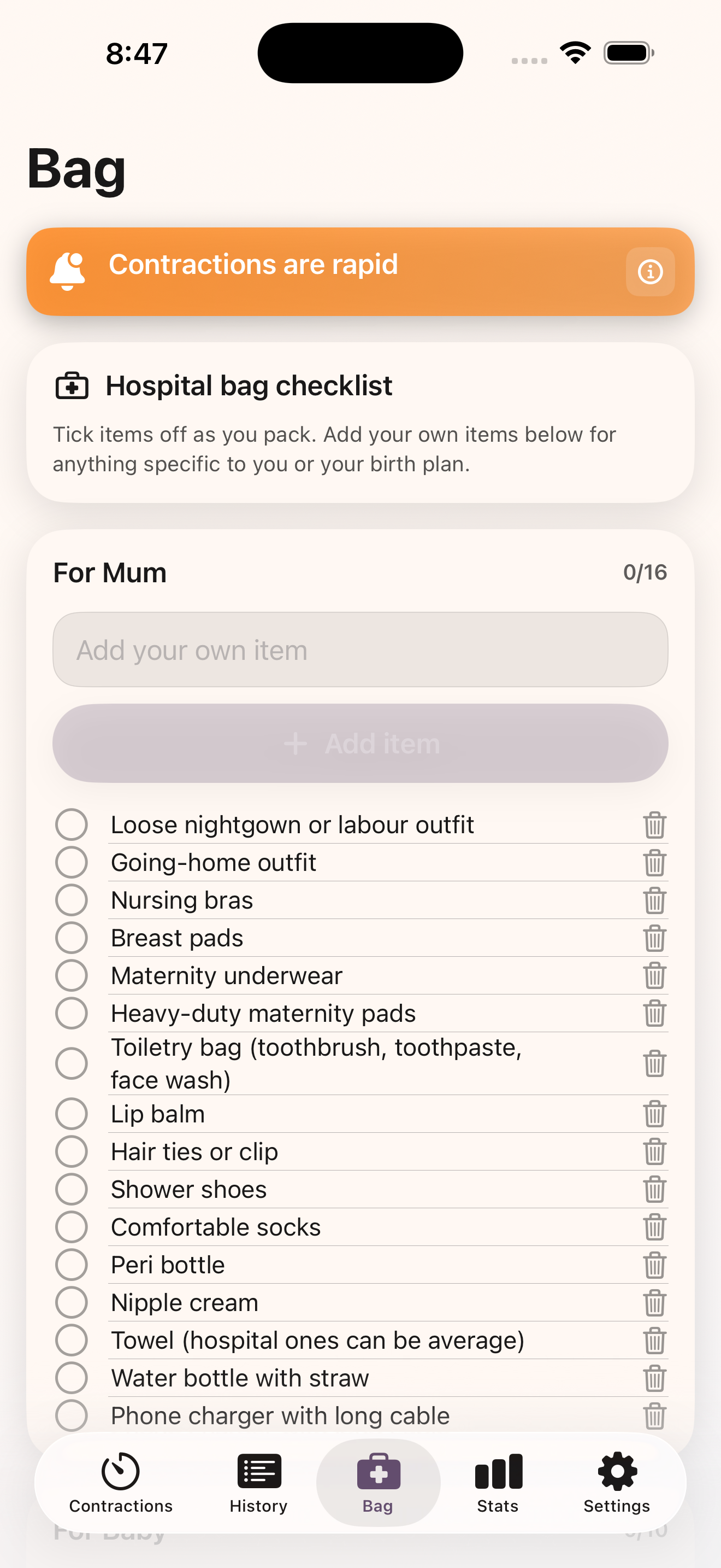 Mumma Contractions screenshot 3